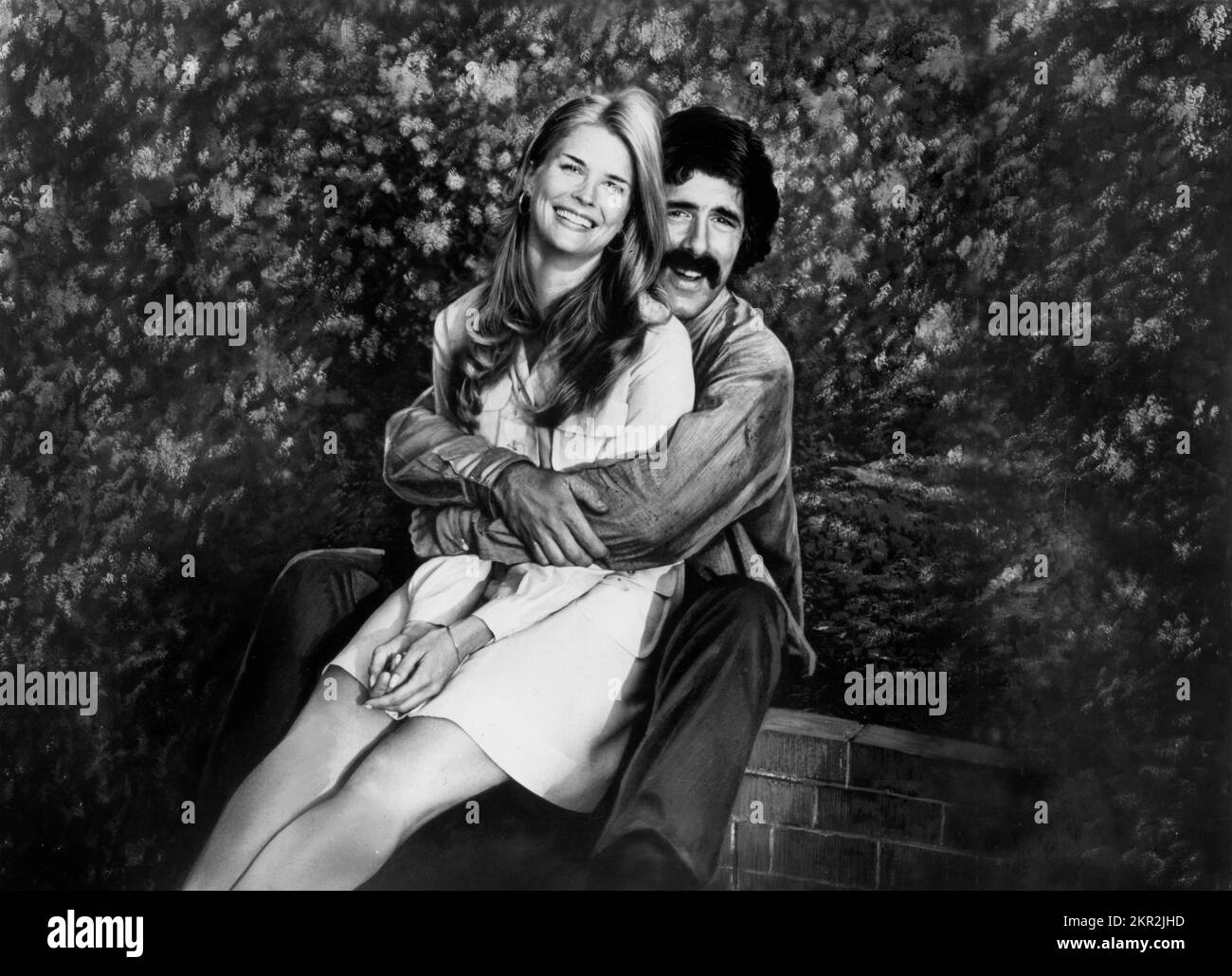 Candice Bergen, Elliott Gould, on-set of the Film, 'Getting Straight', Columbia Pictures, 1970 Foto Stock