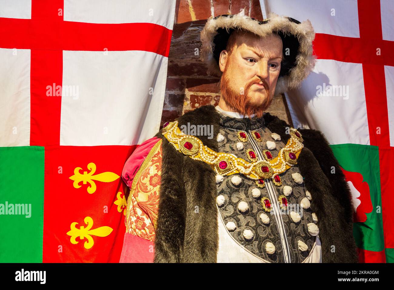 Re Enrico IV, Southsea Castle, Portsmouth, Hampshire, Inghilterra, Regno Unito Foto Stock