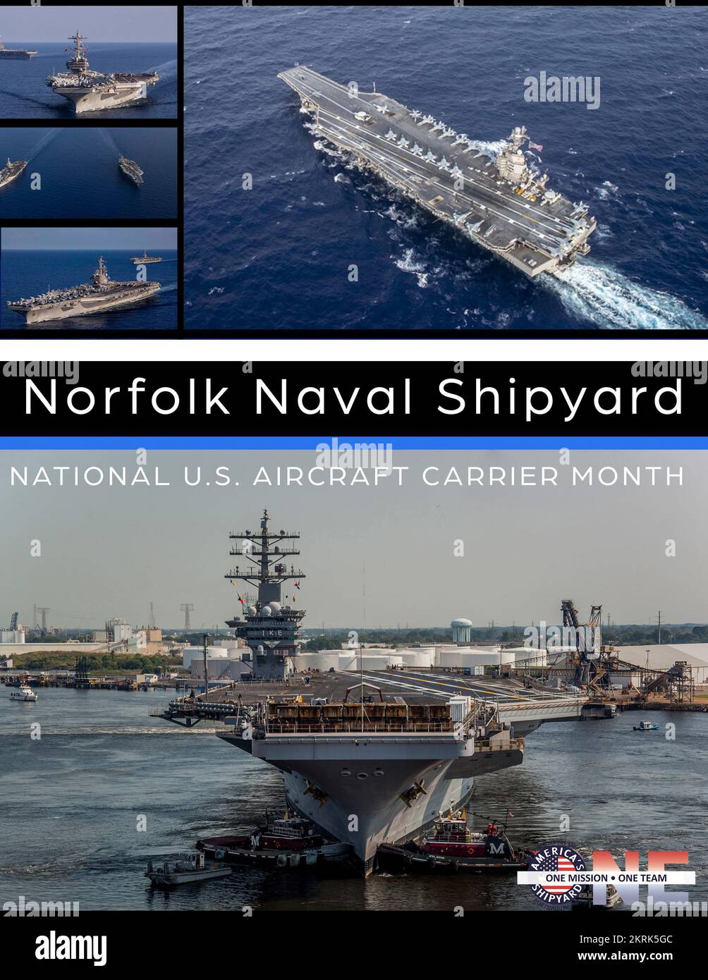 Per tutto il mese di novembre, celebriamo gli Stati Uniti nazionali Navy Aircraft Carrier mese per onorare il valore, i risultati e i contributi degli Stati Uniti Portaerei della Marina, così come gli uomini e le donne che servono su di loro. Foto Stock