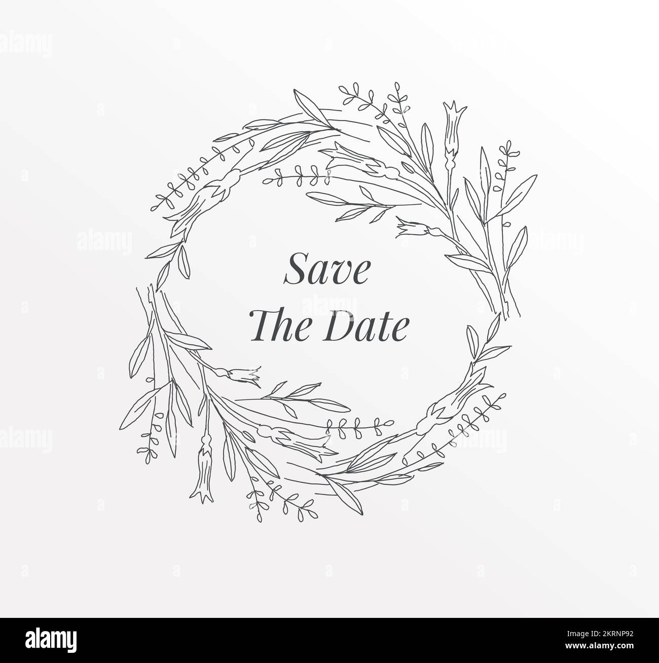 Bel fiore, fiori, disegno floreale, illustrazione floreale, disegno a mano logotipo natura modello ispirato Illustrazione Vettoriale