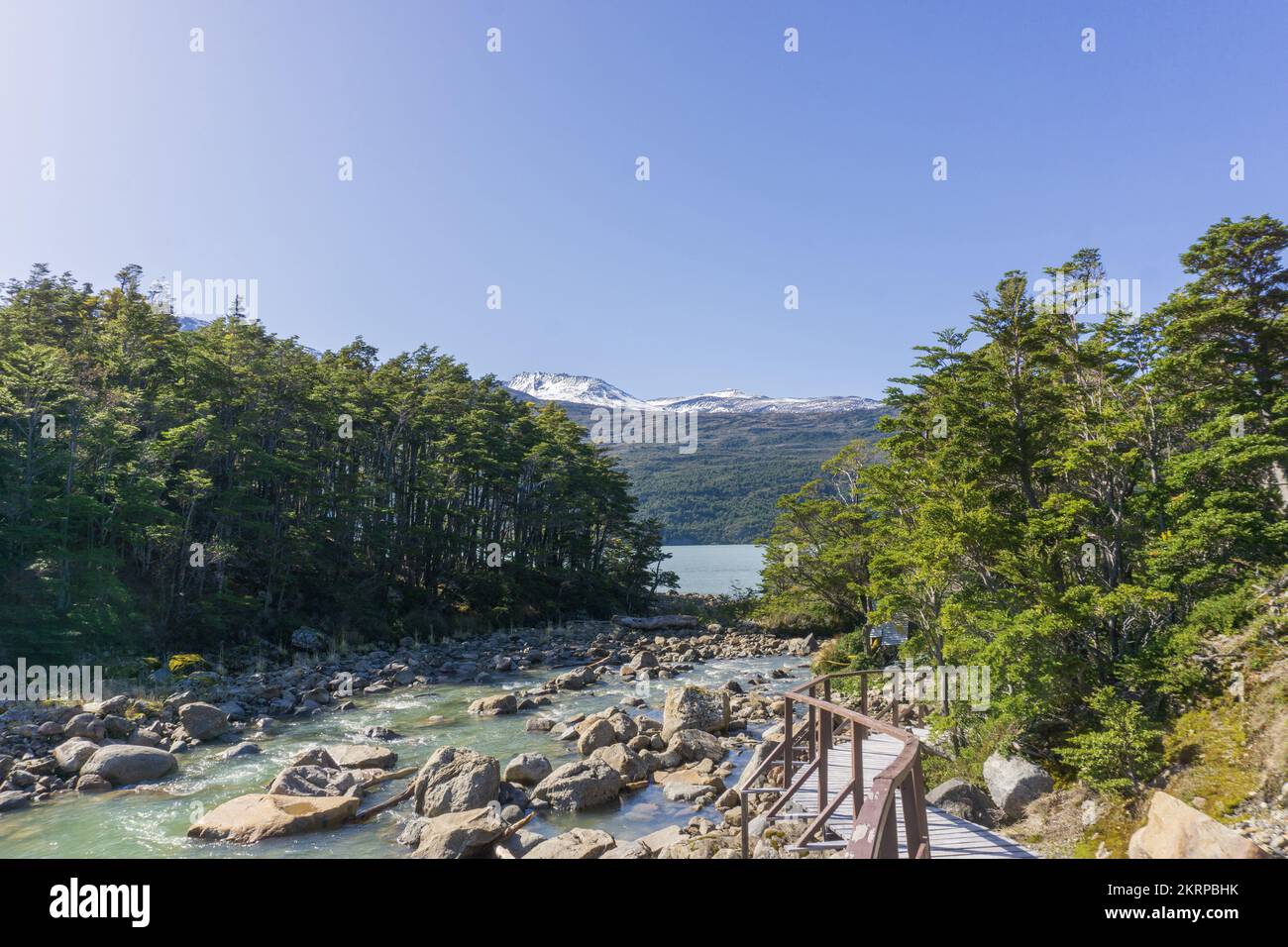 Bernardo o'Higgins National Park, Ghiacciaio Serrano, Puerto Natales, Cile, Patagonia, Sud America Foto Stock