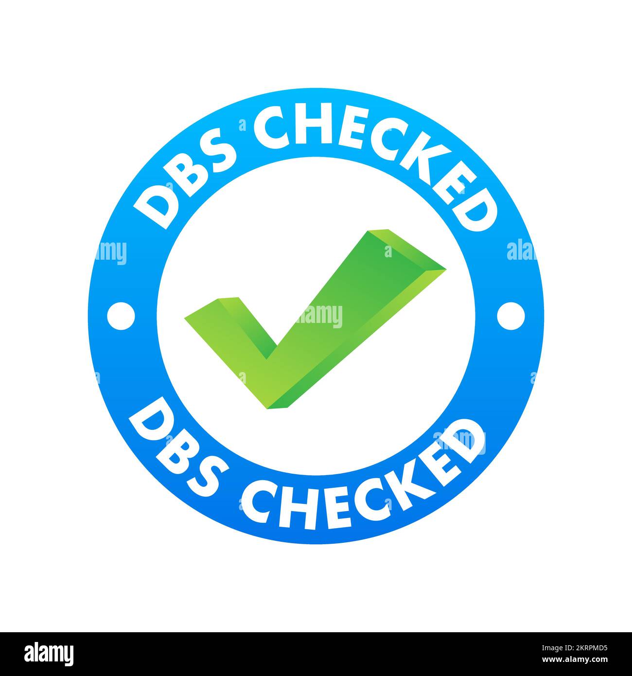 Segno DBS controllato. Servizio di divulgazione e blocco. Illustrazione dello stock vettoriale. Illustrazione Vettoriale