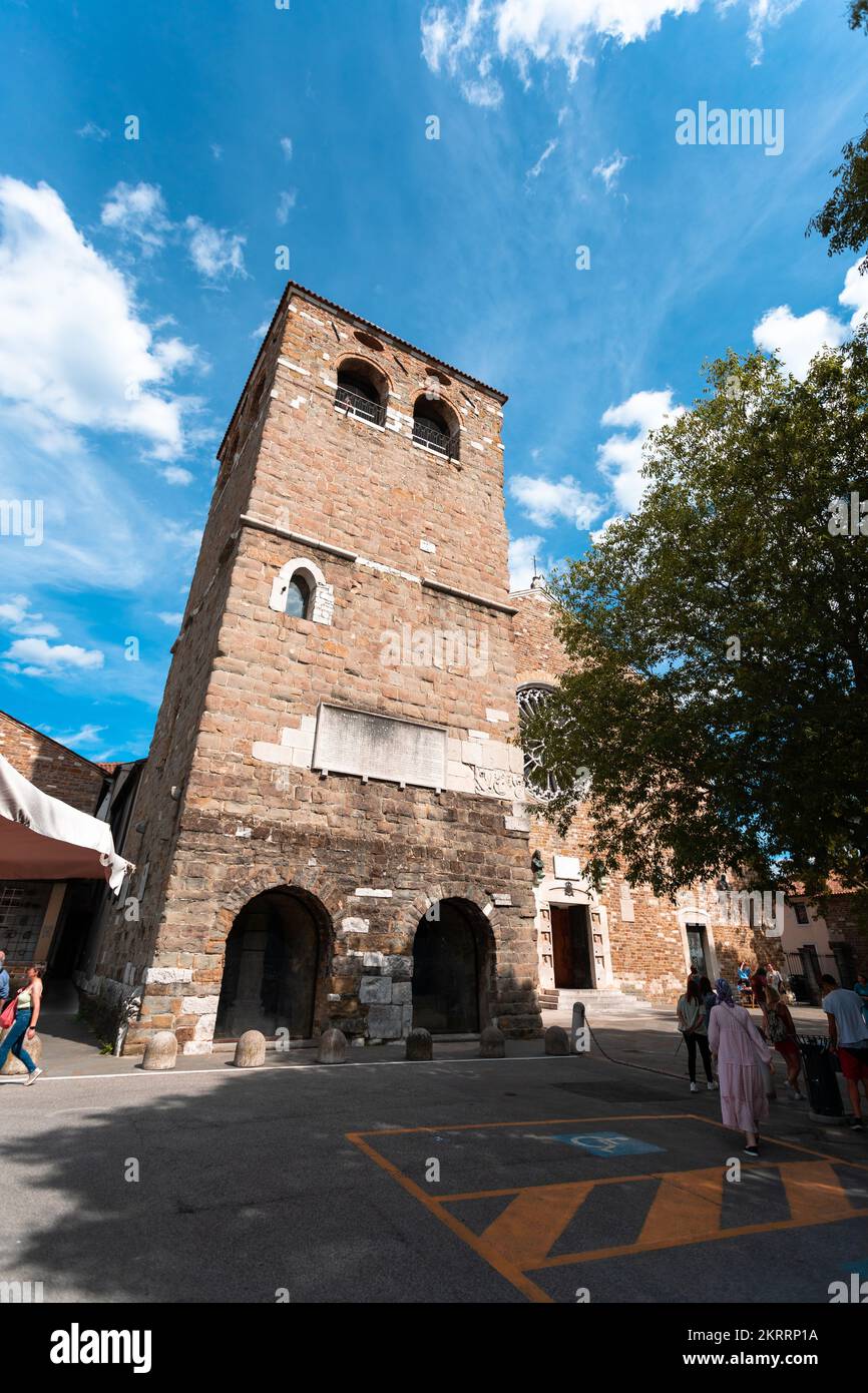 Cattedrale di San giusto a Trieste Foto Stock