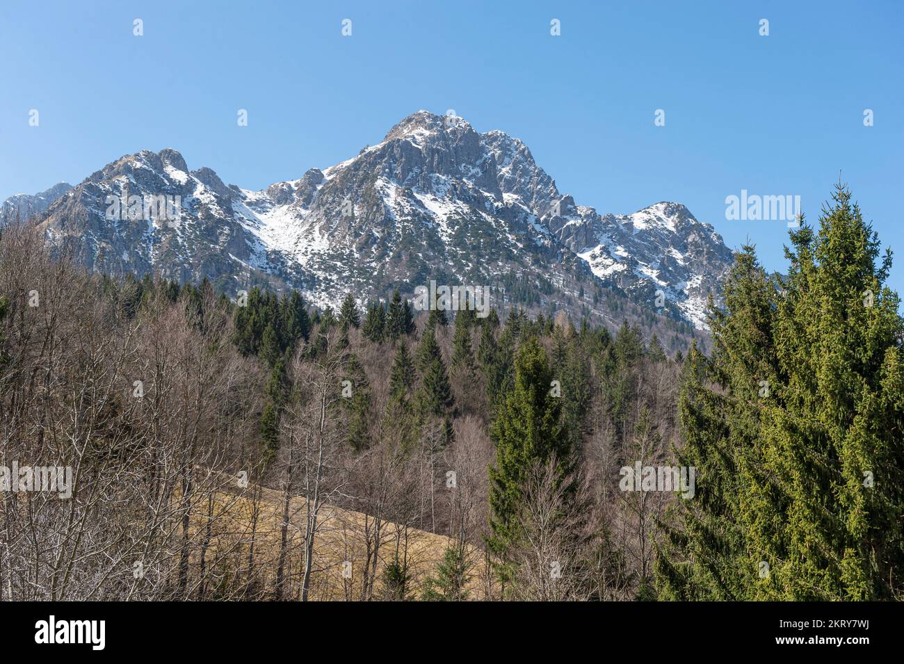 alben montagna, zambla alta, italia Foto Stock