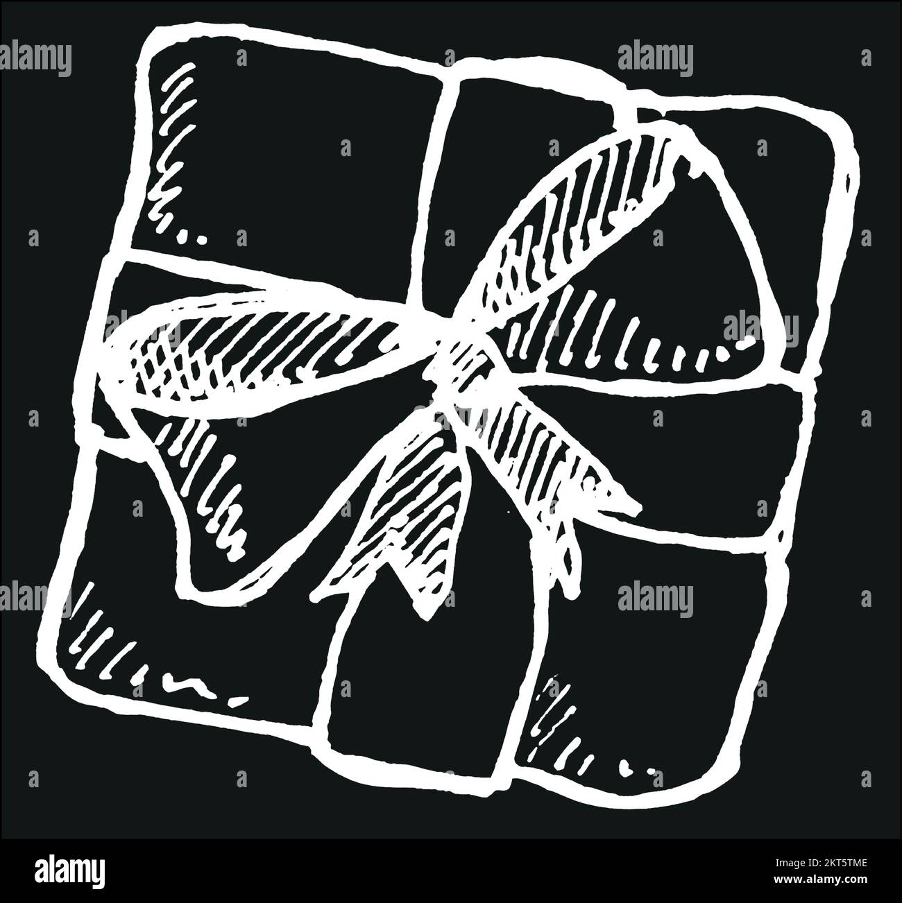 Natale icone decorazione a mano libera disegnato Illustrazione Vettoriale