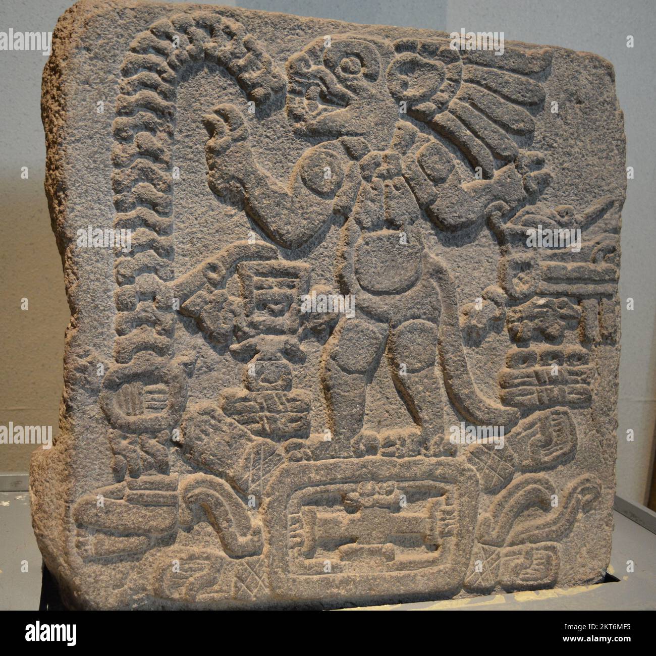 Rappresentazione del cervo dell'anno 13 nella sala di Oaxaca nel Museo Nazionale di Antropologia Foto Stock