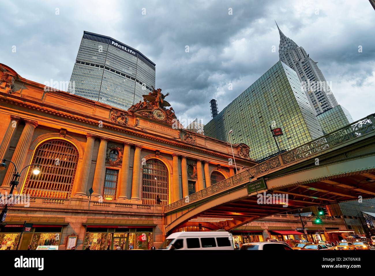 New York. Manhattan. Stati Uniti. La Grand Central Terminal Station Foto Stock