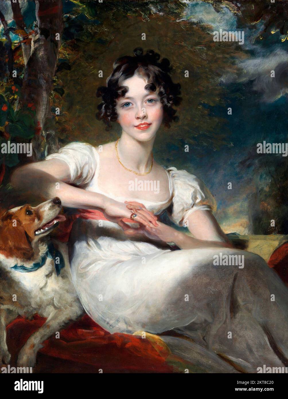 Lady Maria Conyngham di Sir Thomas Lawrence, olio su tela, 1824/5 Foto Stock