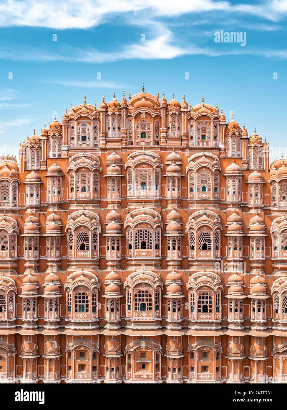 Hawa Mahal (Palazzo dei Venti) a Jaipur, Rajasthan, India. Foto Stock