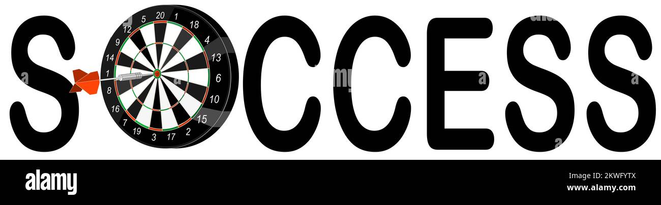 freccette e calzata Foto Stock