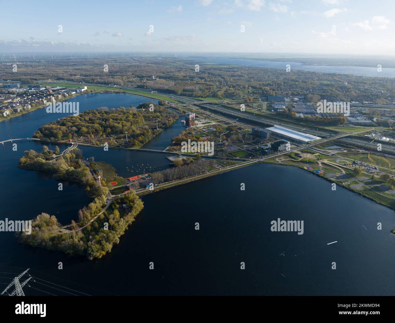 Almere, 16th novembre 2022, Paesi Bassi. Mostra orticola Floriade che si tiene nella città olandese di Almere dal 1960 una volta ogni dieci anni. Mondo Foto Stock