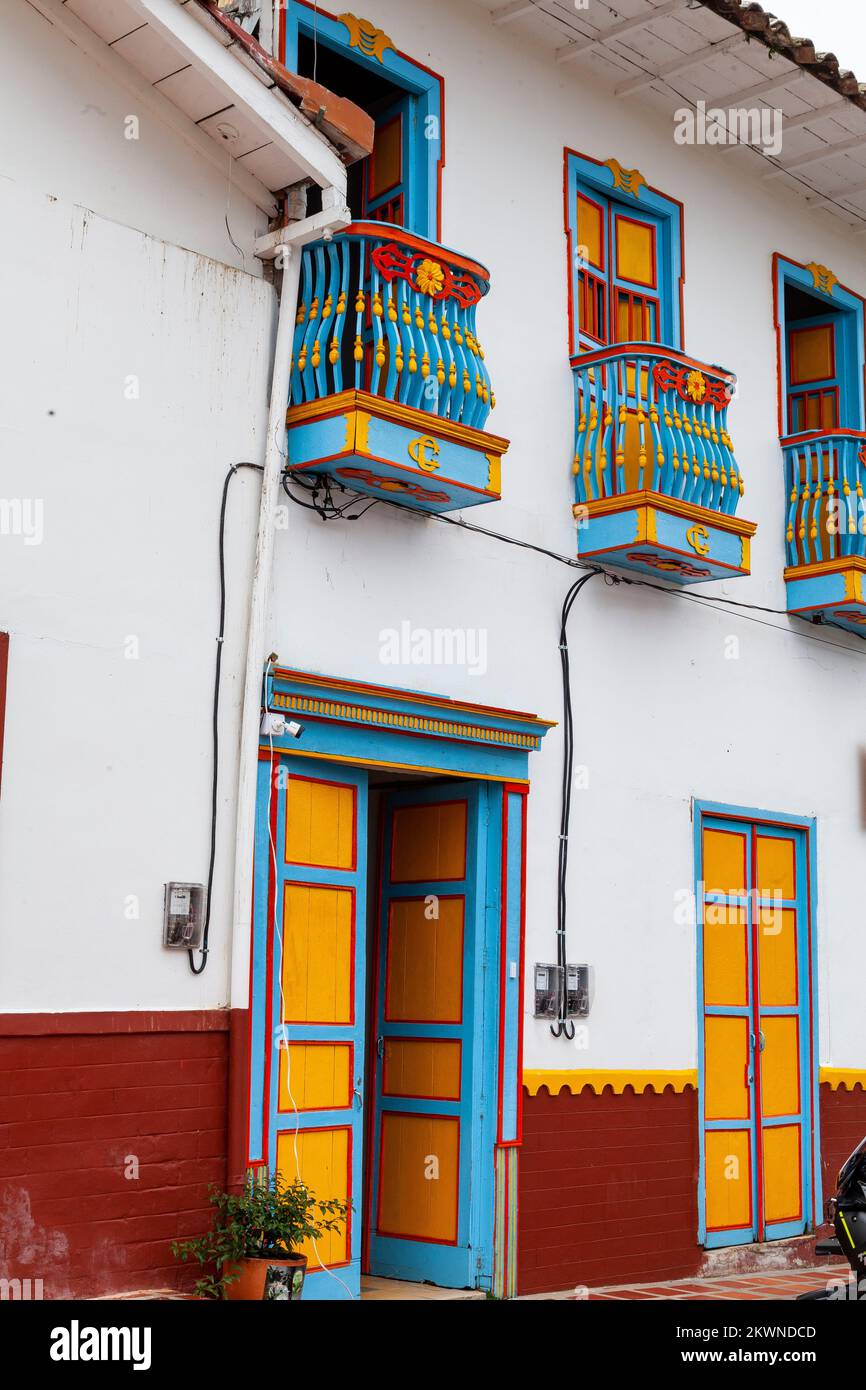 San Roque, Antioquia, Colombia - 7 novembre 2022. Bellissimo comune di Colombia, situato nel dipartimento di Antioquia. Foto Stock