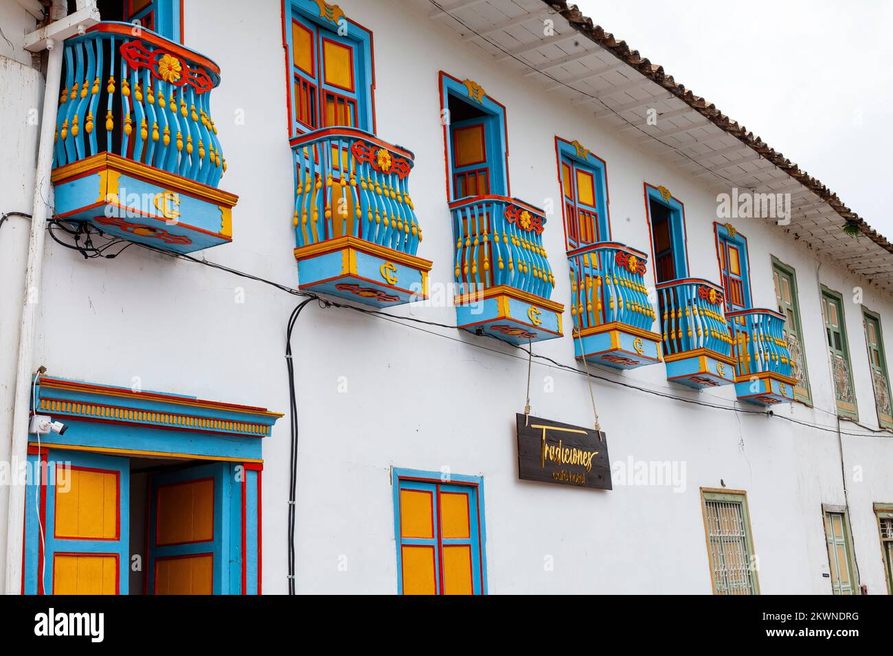 San Roque, Antioquia, Colombia - 7 novembre 2022. Bellissimo comune di Colombia, situato nel dipartimento di Antioquia. Foto Stock