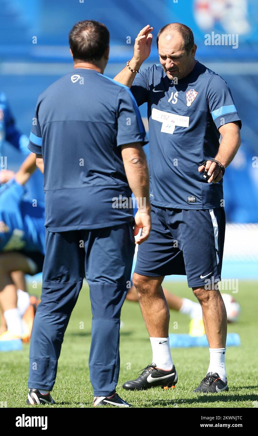 03.09.2013., Zagreb, Croazia - formazione della nazionale di calcio croata allo stadio Maksimir. Igor Stimac. Foto: Slavko Midzor/PIXSELL Foto Stock