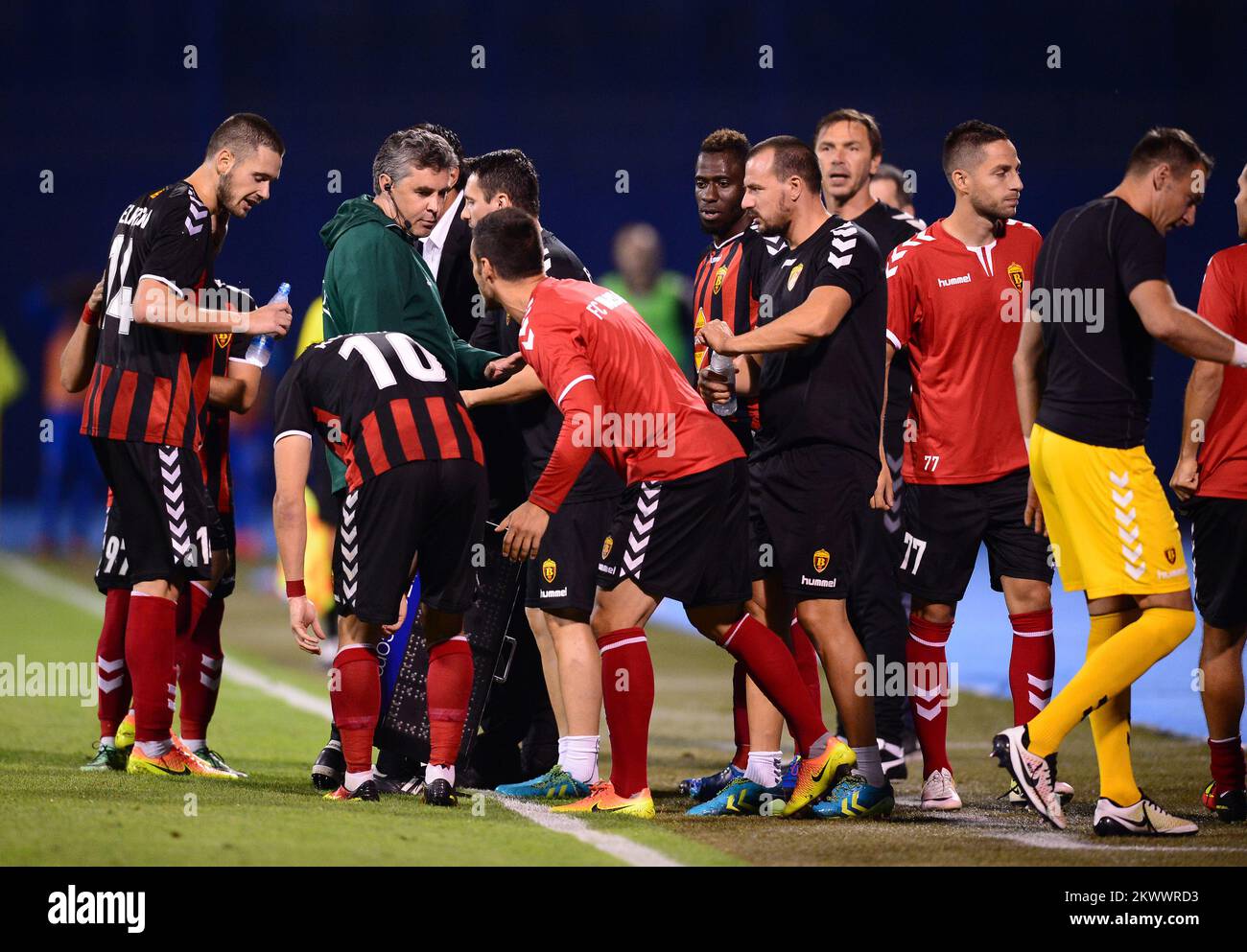 20.07.2016., stadio Maksimir, Zagabria, Croazia - Champions League, secondo turno di qualificazione, GNK Dinamo - FK Vardar. . Foto Stock