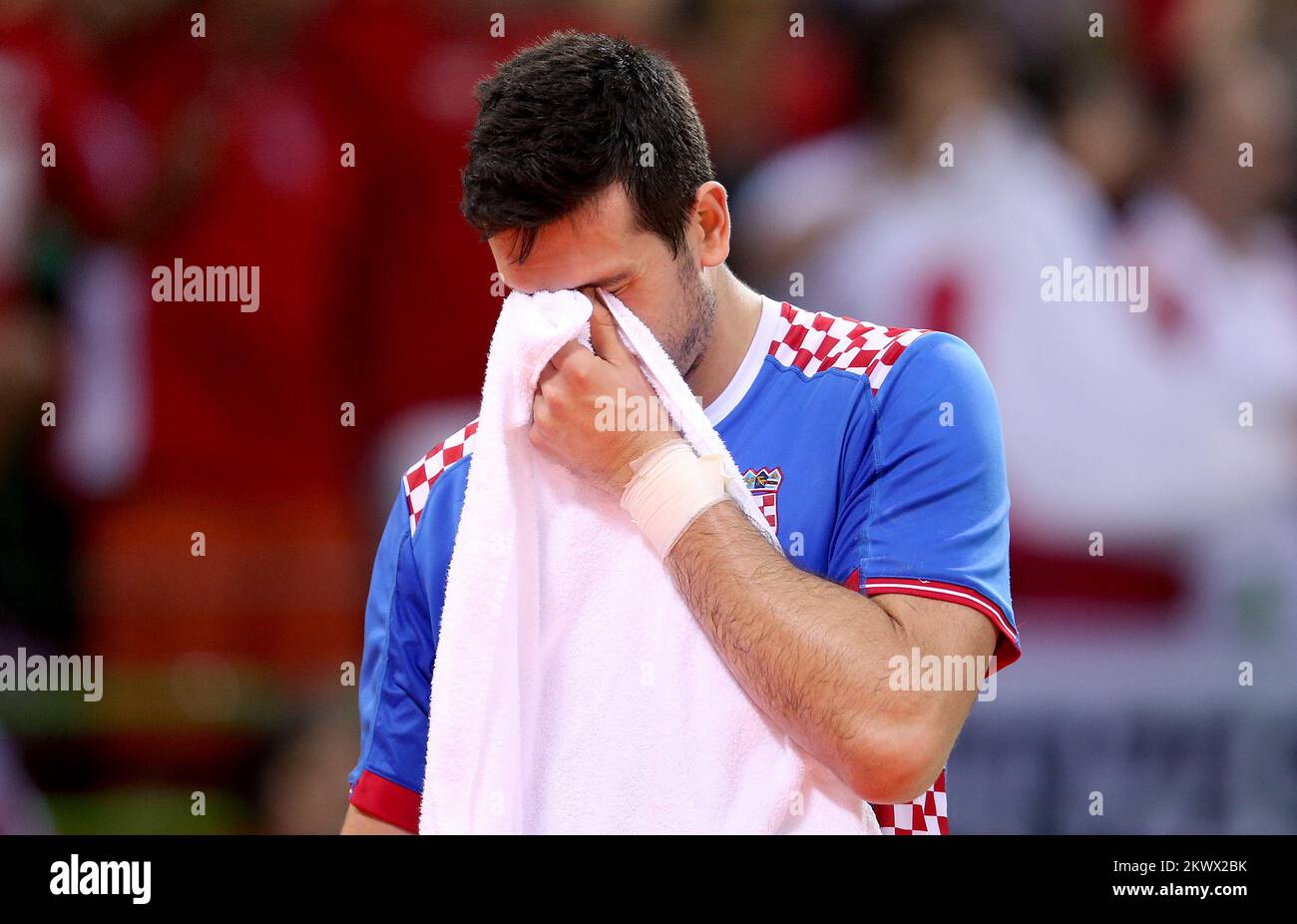 17.08.2016., Rio de Janeiro, Brasile - Giochi Olimpici Rio 2016, Handball, Men's Quarterfinal Croazia / Polonia. Foto Stock