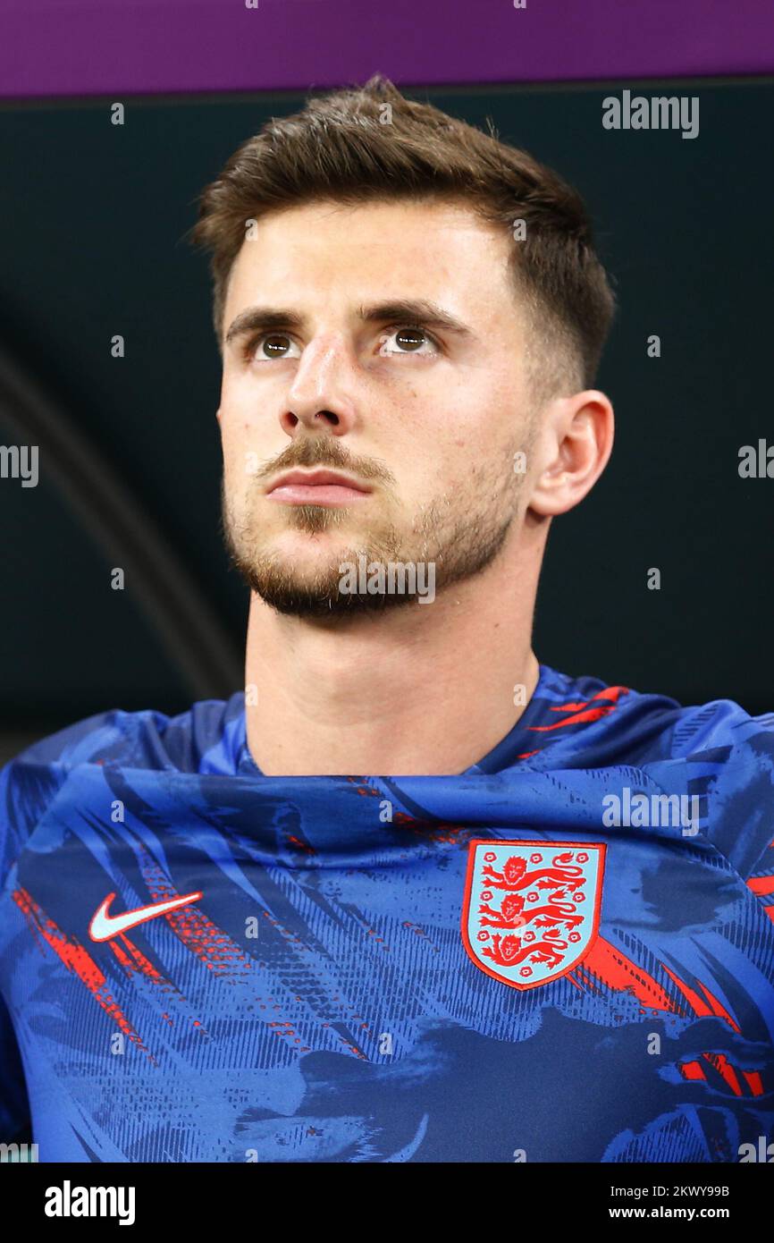 Al Rayyan, Qatar. 29th Nov 2022. Mason Mount (ENG) Calcio/Calcio : Coppa del mondo FIFA 2022 fase di gruppo incontro di gruppo B tra il Galles 0-3 Inghilterra allo stadio Ahmad Bin Ali di al Rayyan, Qatar . Credit: Mutsu Kawamori/AFLO/Alamy Live News Foto Stock