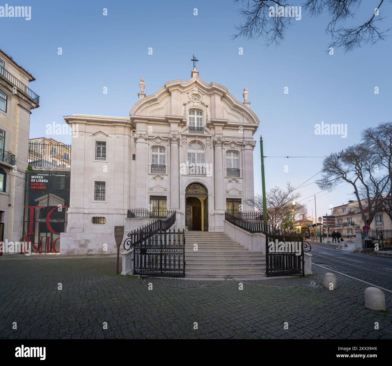 Chiesa di Sant'Antonio (Igreja Santo Antonio de Lisboa) e Museo di Lisbona Sant'Antonio - Lisbona, Portogallo Foto Stock