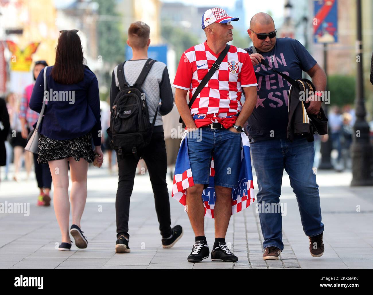 20.06.2018., Nizhny Novgorod, Russia - Coppa del mondo 2018 in Russia. Sostenitori della Croazia a Nizhny Nogorod. Foto: Igor Kralj/PIXSELL Foto Stock