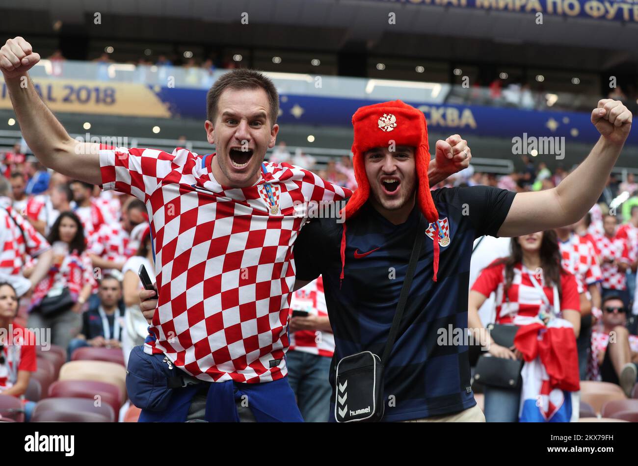 15.07.2018. Mosca, Russia - Coppa del mondo di calcio 2018 , finali, Croazia - Francia. Foto: Igor Kralj/PIXSELL Foto Stock