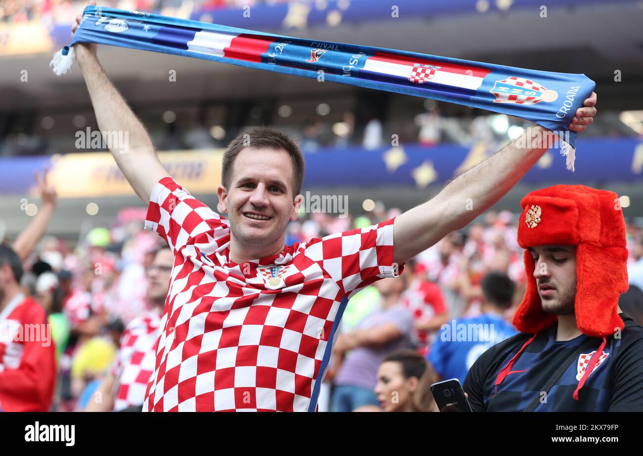 15.07.2018. Mosca, Russia - Coppa del mondo di calcio 2018 , finali, Croazia - Francia. Foto: Igor Kralj/PIXSELL Foto Stock