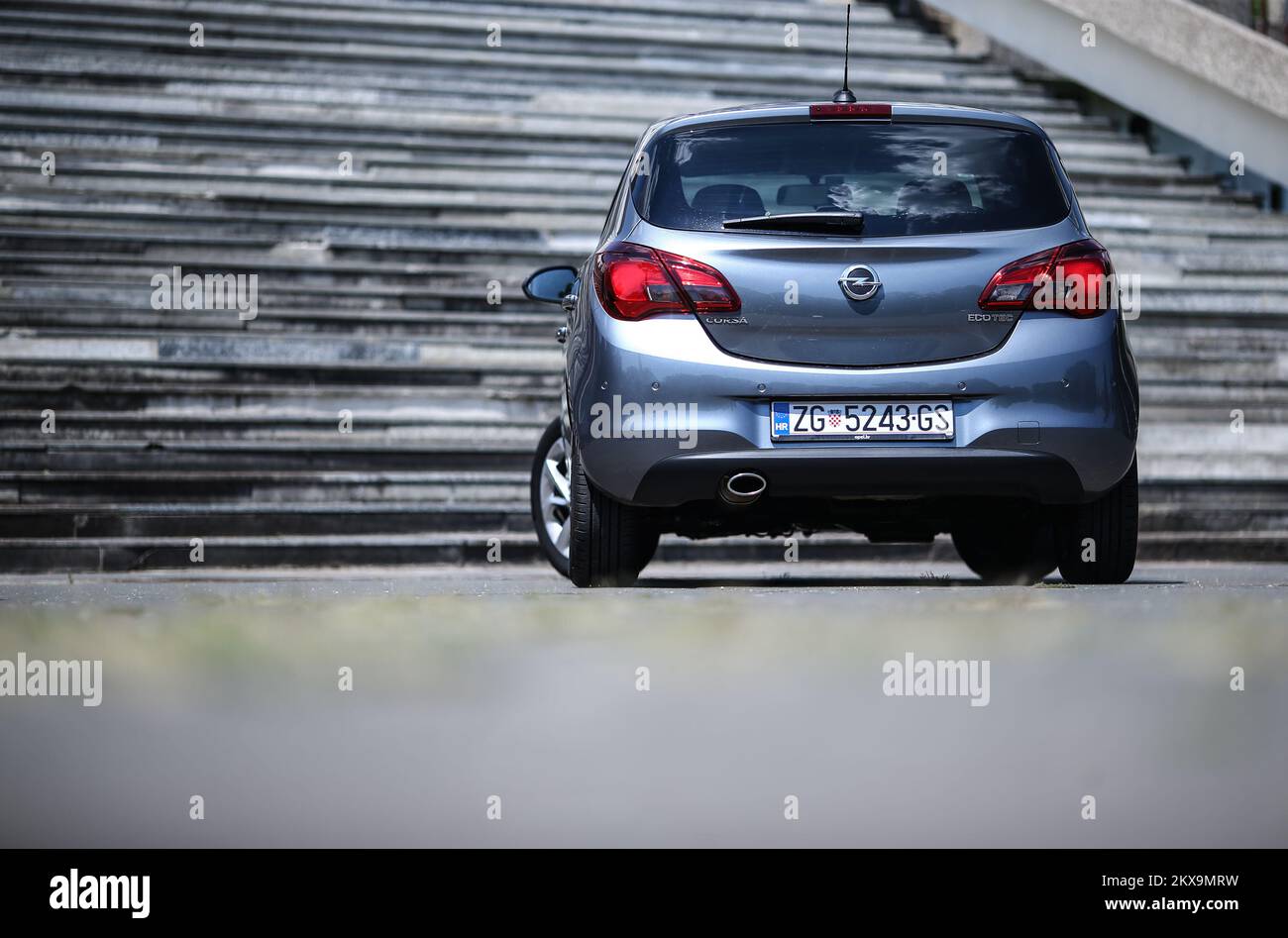 31.07.2018., Zagabria, Croazia - Opel corsa LPG. Foto: Igor soban/PIXSELL Foto Stock