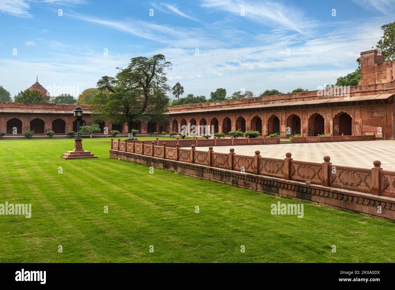 Forte rosso di Agra, India Foto Stock