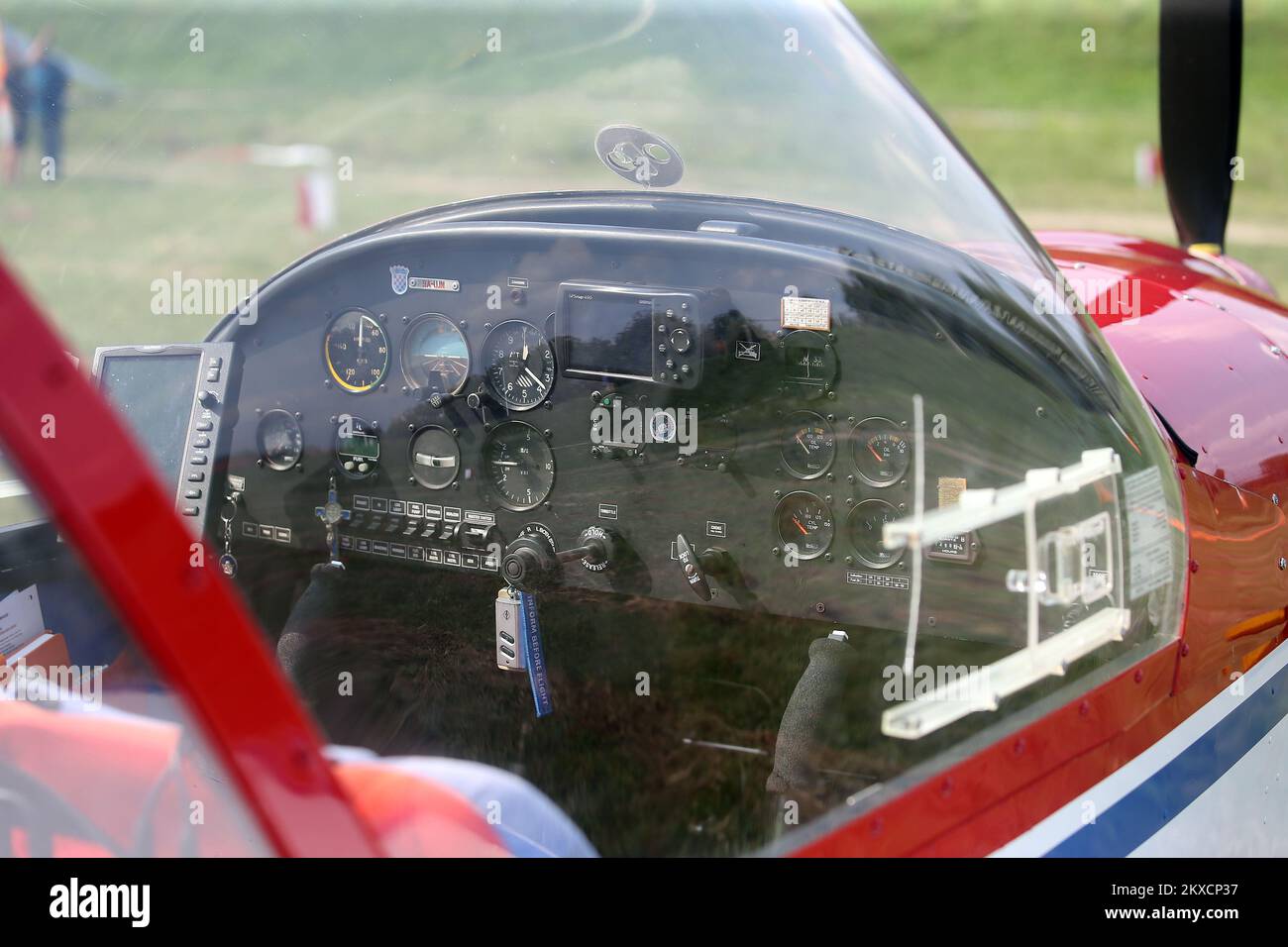 25.08.2019., Zagabria - la Giornata dell'Associazione dell'aviazione di Zagabria si è tenuta come parte dell'estate sul fiume Sava. Foto: Dalibor Urukalovic/PIXSELL Foto Stock