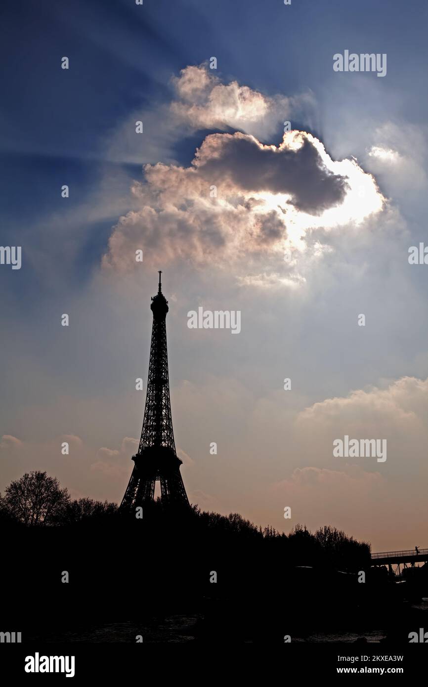 Torre Eiffel, Francia Foto Stock