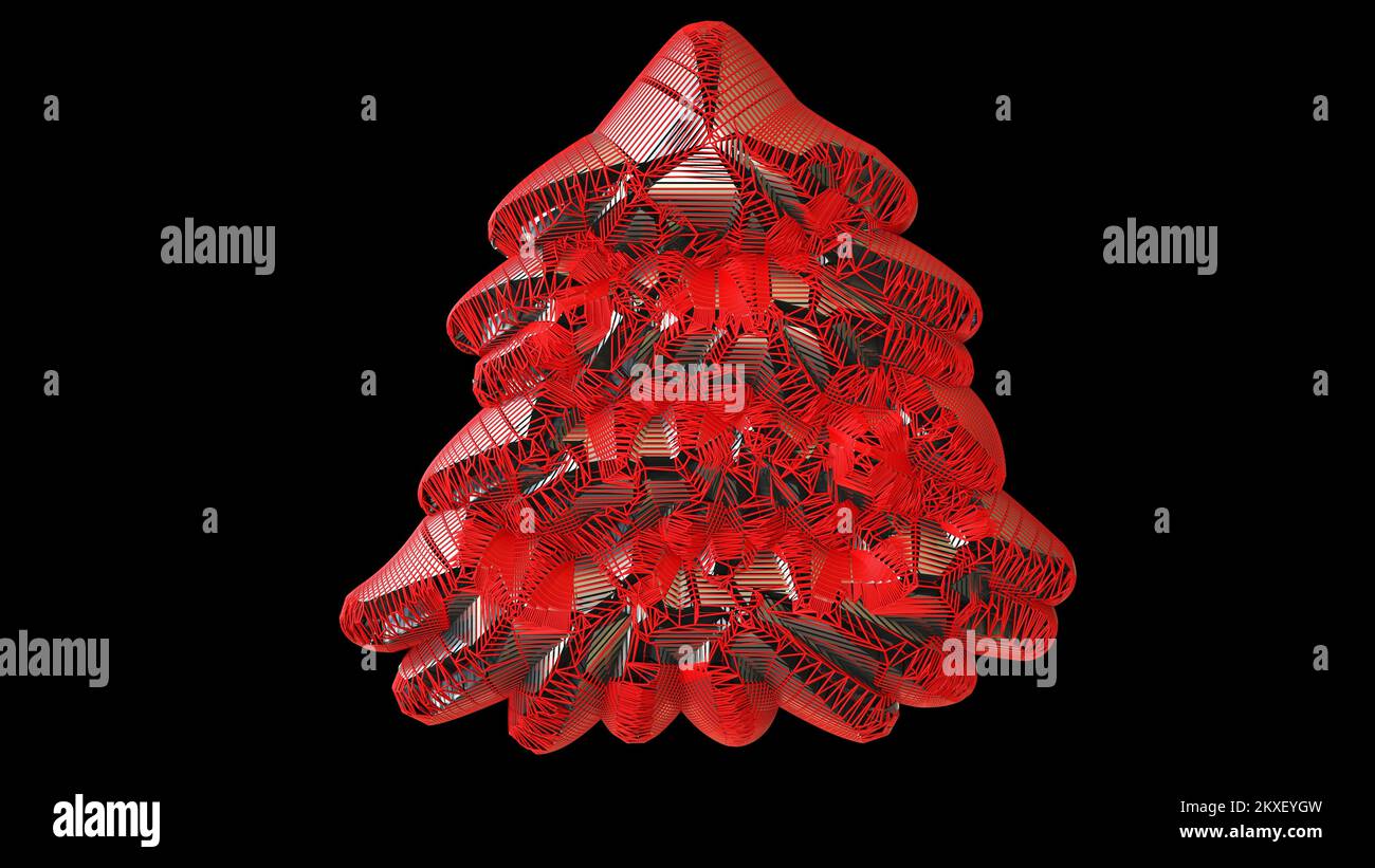 A 3D Illustrazione di un oggetto decorativo-artefatto-arte pezzo relativo a  Natale. Modellatori, decoratori, progettisti e artisti devono guardare la  mesh Foto stock - Alamy
