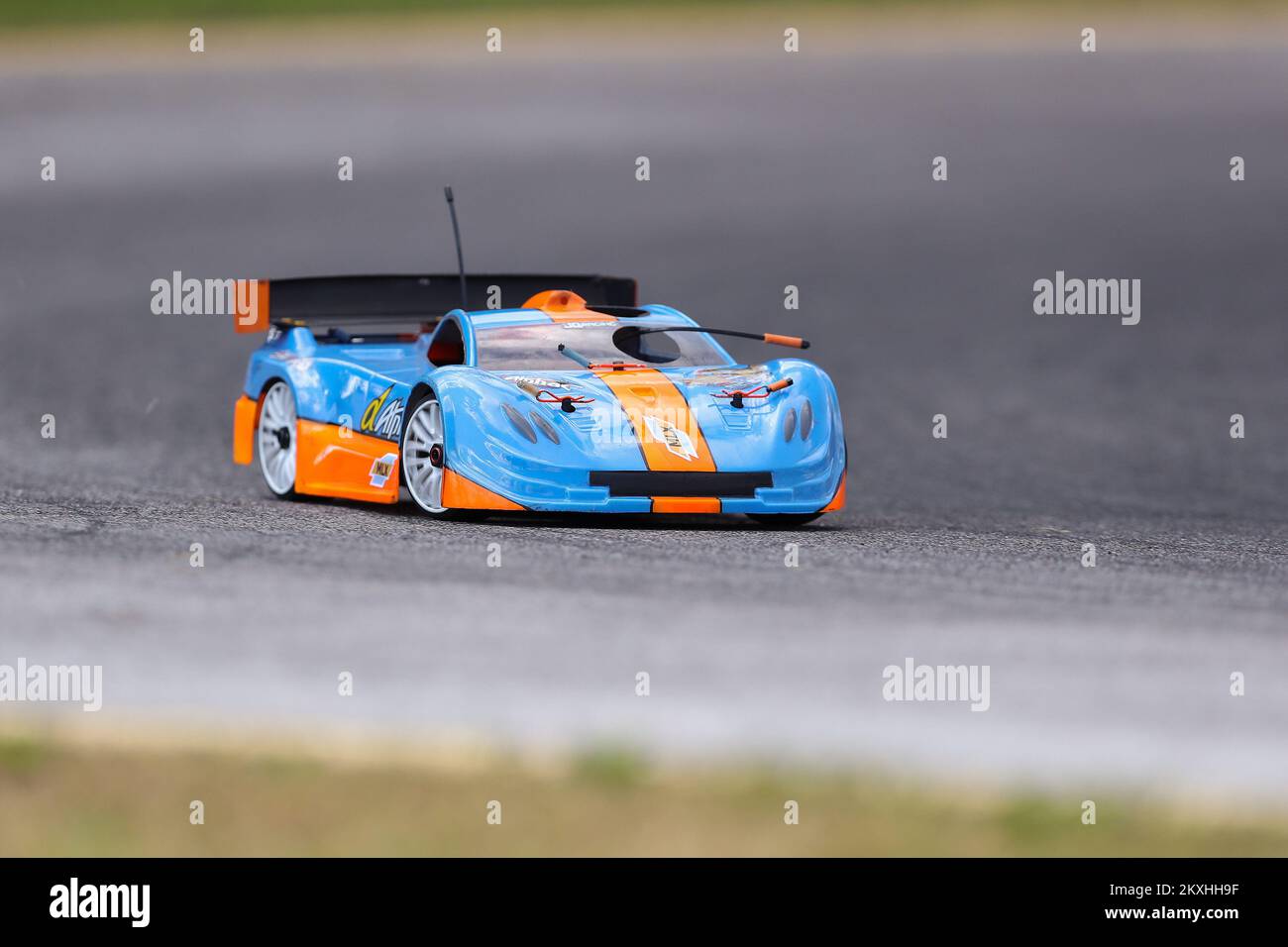 Auto telecomandate durante l'Ayrton Senna Memorial al Mini Autodromo 'Ayrton Senna', a Zagabria, Croazia, il 06 settembre 2020. Foto: Luka Stanzl/PIXSELL Foto Stock