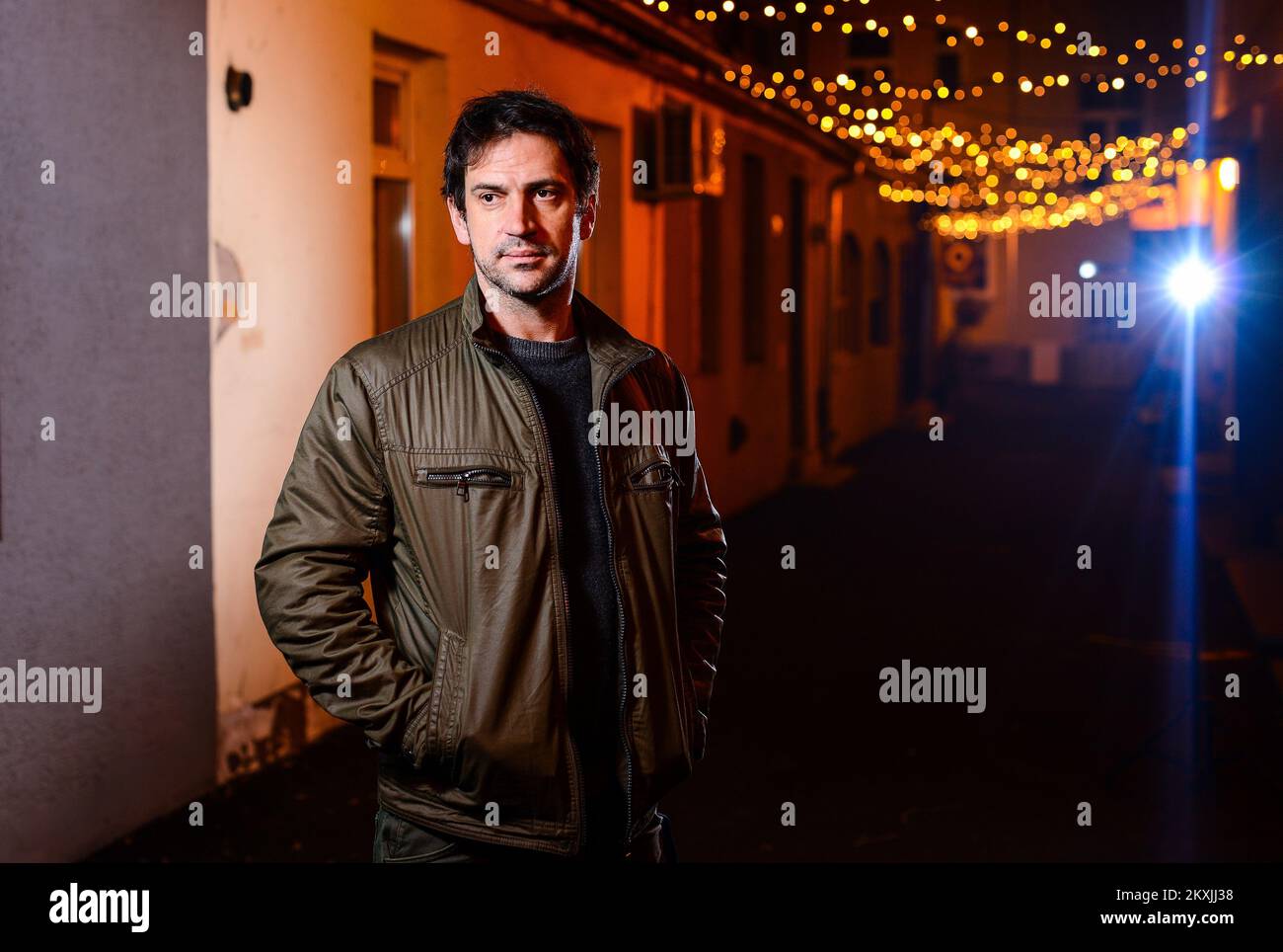 Goran Bodgan di Croatiaâ è stato nominato miglior attore negli European Film Awards 2020 per il suo ruolo nel film Otac (Padre) di Srdan Golubovic. Bogdan è il primo attore croato ad essere nominato per il prestigioso premio che è la controparte europea degli Oscar. ARCHIVIO FOTO attore croato Goran Bogdan posa per foto a Zagabria, Croazia, il 12 dicembre 2018. Foto: Josip Regovic/PIXSELL Foto Stock