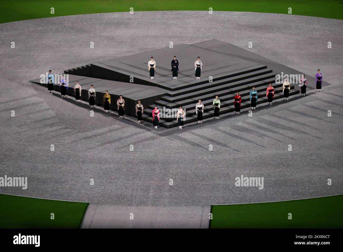 Una visione generale durante la cerimonia di chiusura dei Giochi Olimpici di Tokyo del 2020 allo Stadio Olimpico del 08 agosto 2021 a Tokyo, Giappone. Foto: Igor Kralj/PIXSELL Foto Stock