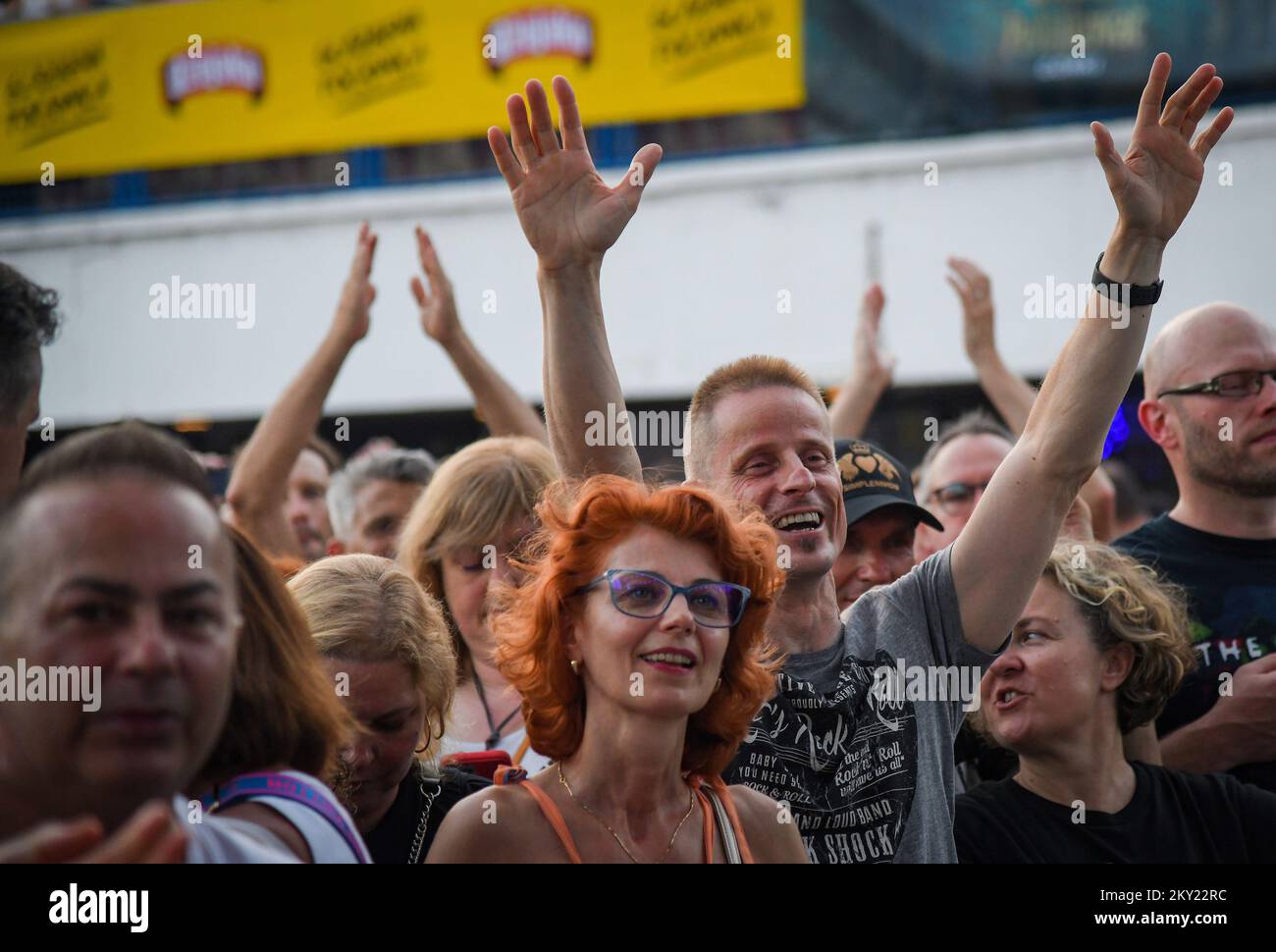 La band rock scozzese Simple Minds si esibisce durante un concerto al SRC salata, a Zagabria, Craotia, il 30 giugno 2022. Foto: Josip Regovic/PIXSELL Foto Stock