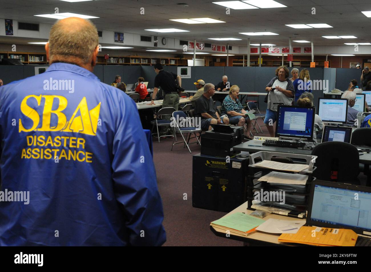 SBA a .. Fotografie relative a disastri e programmi, attività e funzionari di gestione delle emergenze Foto Stock