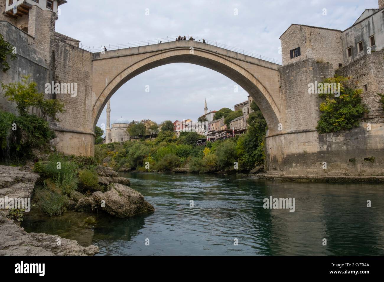 Il Ponte di Mostar, Bosnia-Erzegovina. Foto Stock