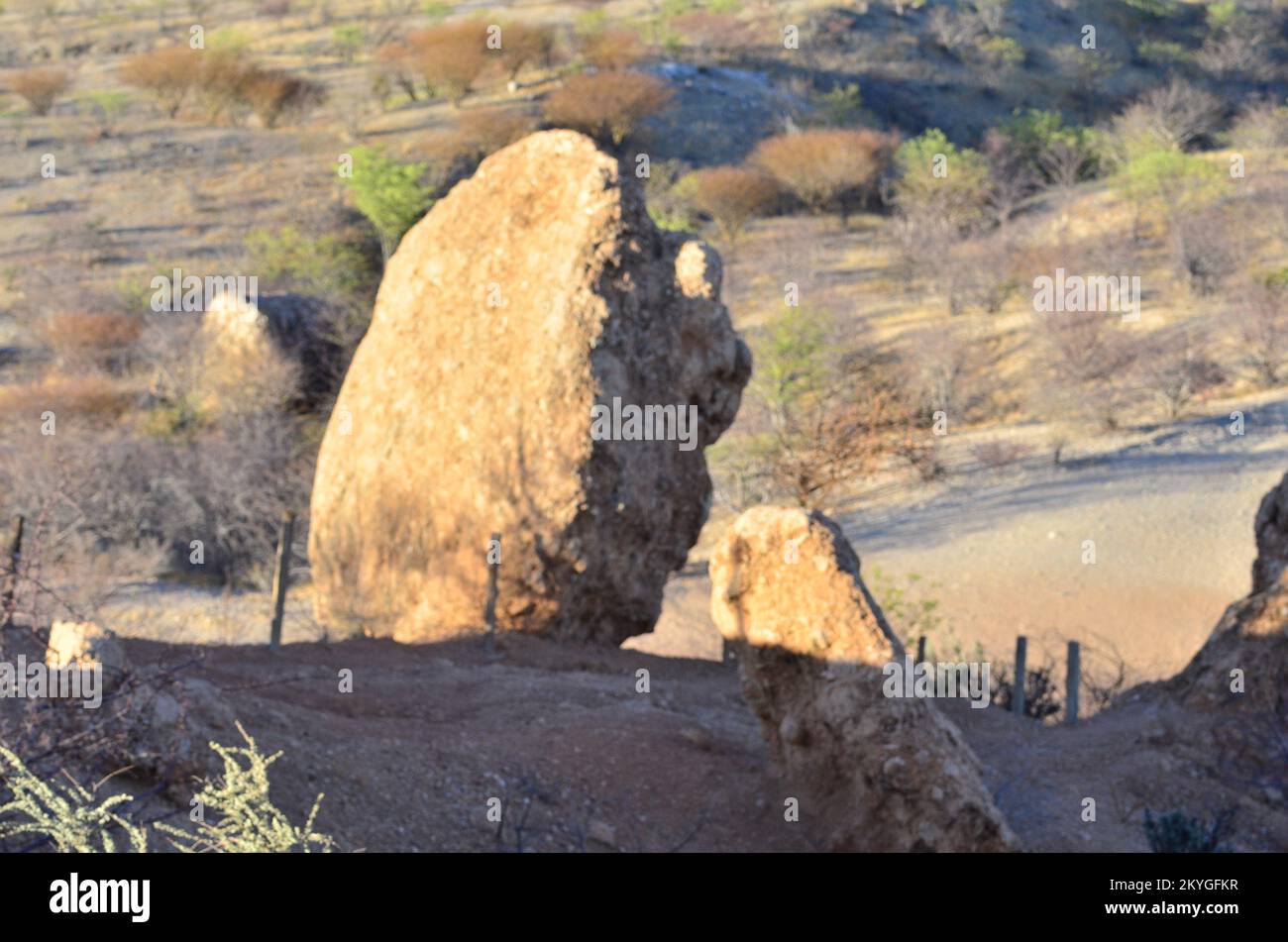 Vingerklip alta roccia in darmaland namibia Africa Foto Stock