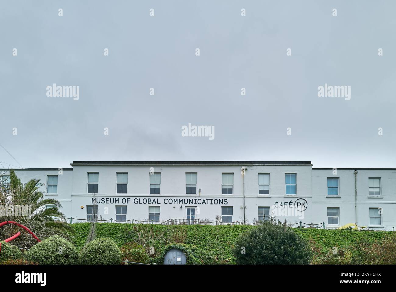 Museo delle comunicazioni globali, Porthcurno, Cornovaglia, Inghilterra. Foto Stock