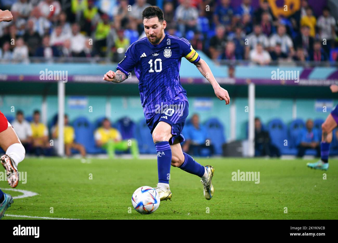 Coppa del mondo di Calcio 2022, Qatar, Stadio 974; Polend vs Argentina Foto Stock