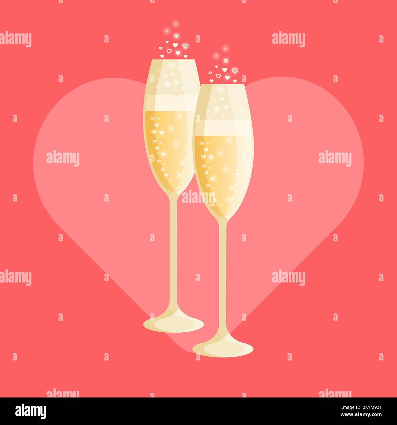 2 Calici Da Spumante Leonardo Cheers Con Incisione Laser A Cuore, 250 Ml, 27 Cm - 2