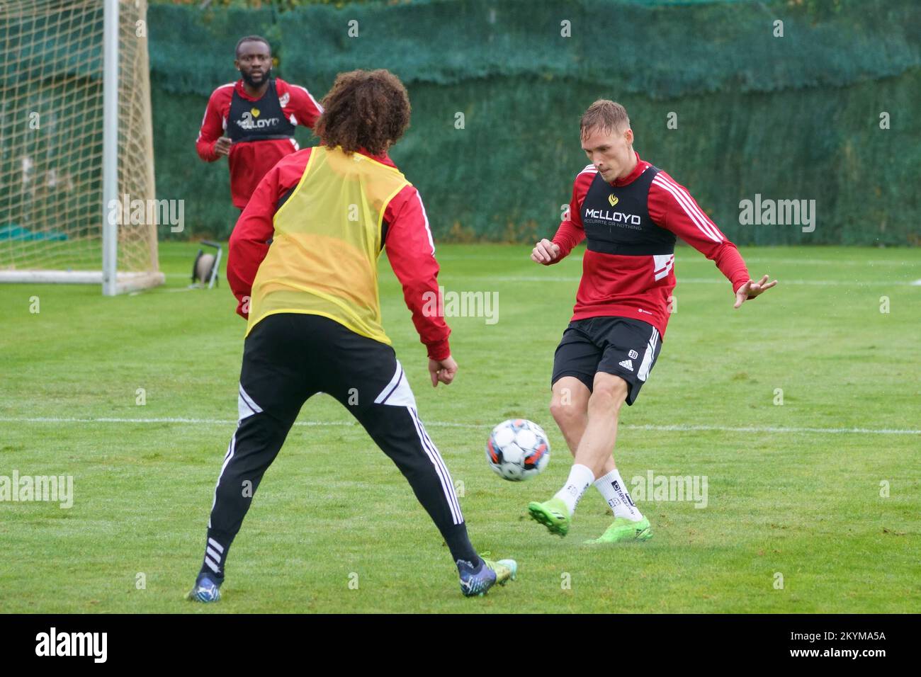 Jacob Barrett Laursen di Standard ha illustrato in azione durante una sessione di allenamento presso il campo di allenamento invernale della squadra di calcio belga di prima divisione Standard de Liege a Marbella, Spagna, giovedì 01 dicembre 2022. FOTO DI BELGA JOMA GARCIA I GISBERT Foto Stock