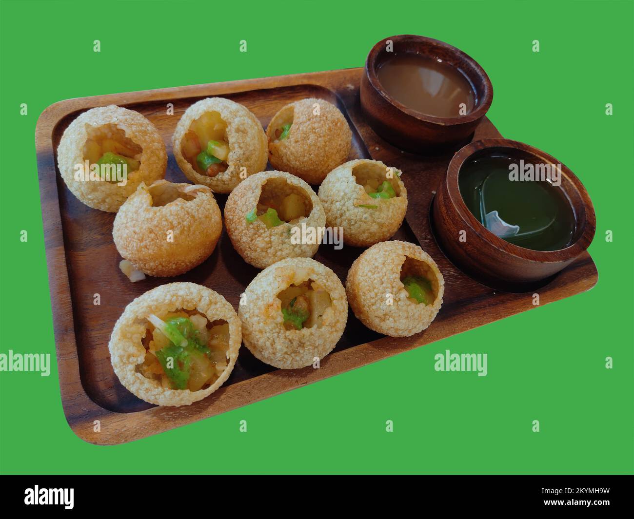 Panipuri isolato situato a Bangkok, Thailandia Foto Stock