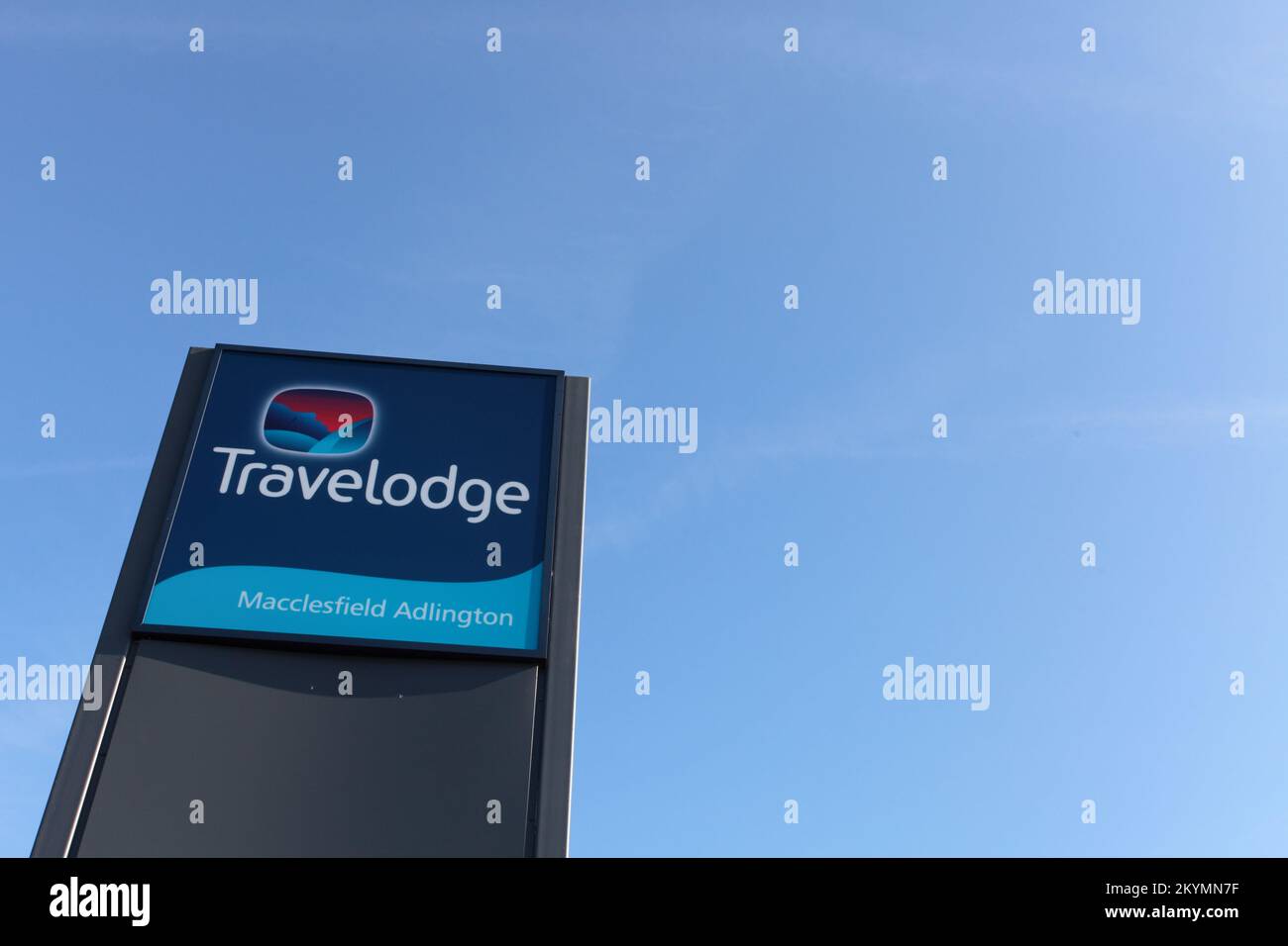 Travelodge Macclesfield Adlington, A523 London Road, South Adlington, Macclesfield, SK10 4NG Foto Stock