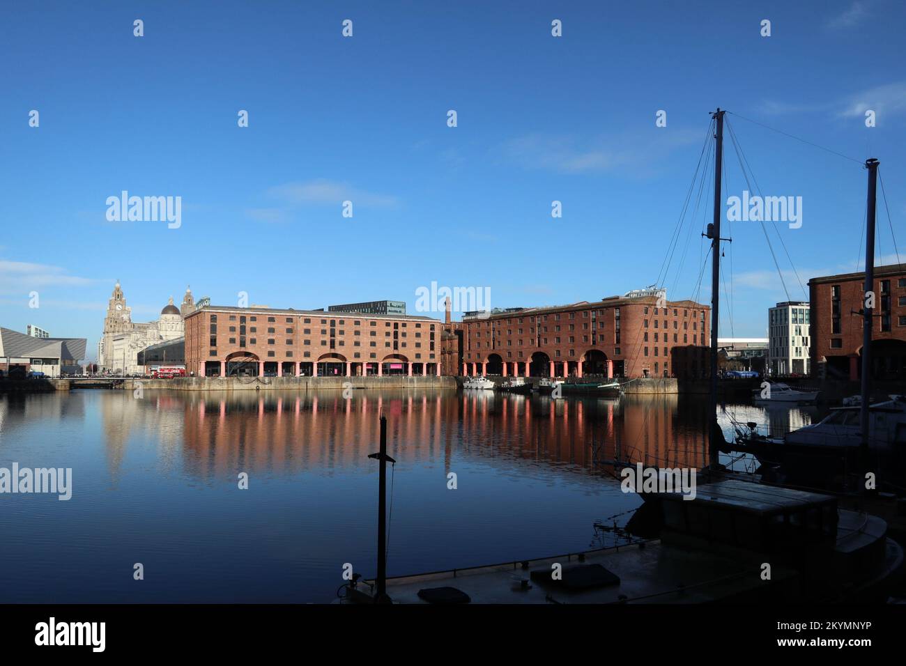Albert Dock Liverpool Foto Stock