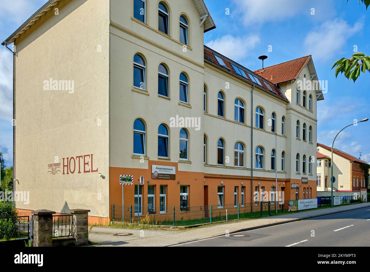 Hotel Kaiser Friedrich Apartment House, Potsdam, Brandeburgo, Germania, stato agosto 7, 2021. Foto Stock