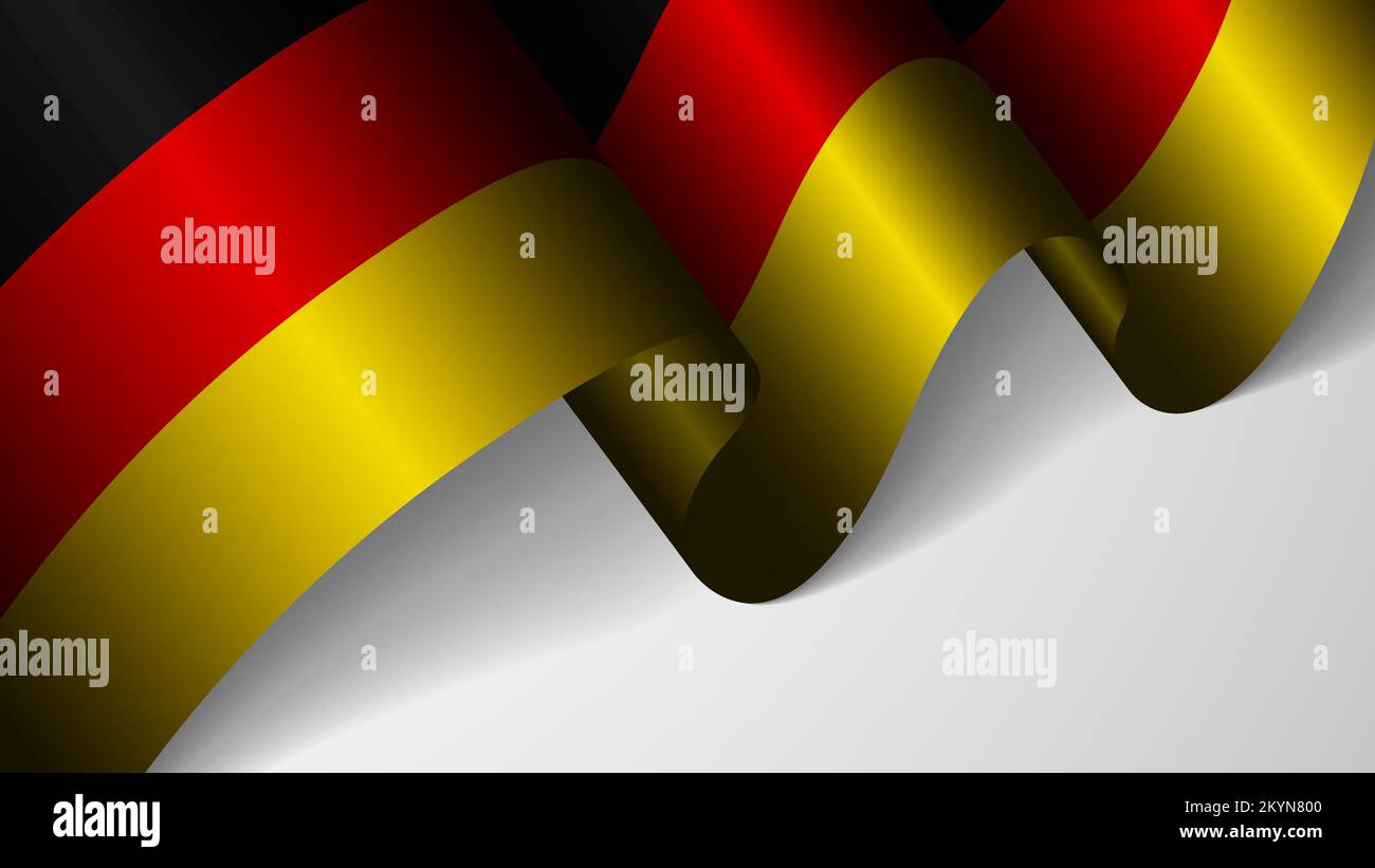 EPS10 Vector sfondo patriottico con bandiera della Germania. Un elemento di impatto per l'uso che si desidera fare di esso. Illustrazione Vettoriale