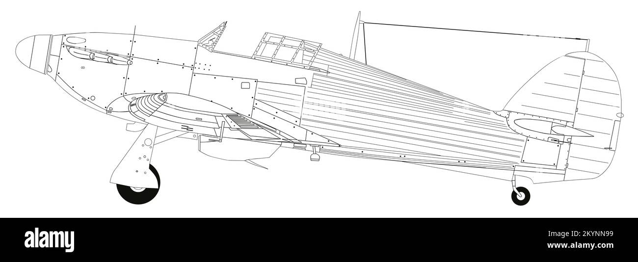 Hawker Hurricane Mk i Foto Stock