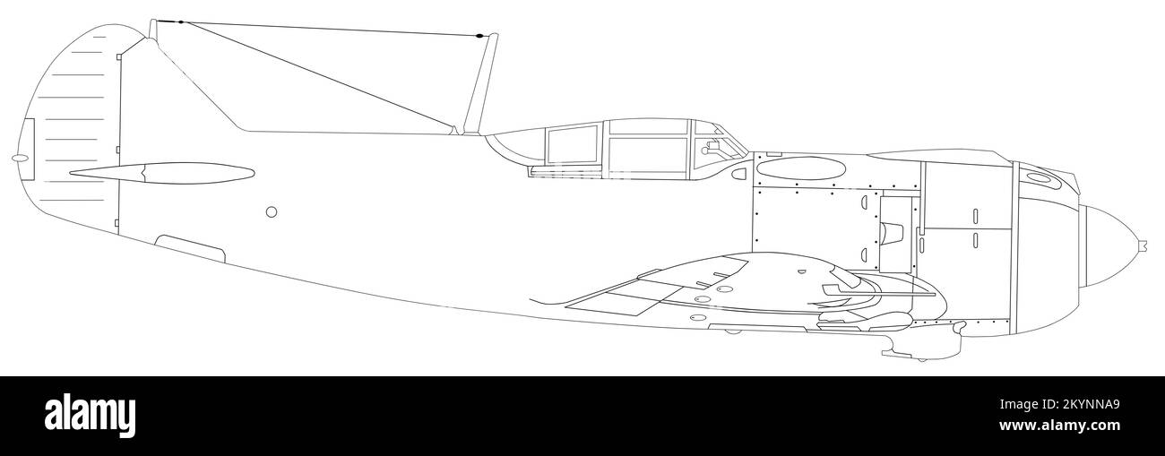 Lavochkin la-5F Foto Stock