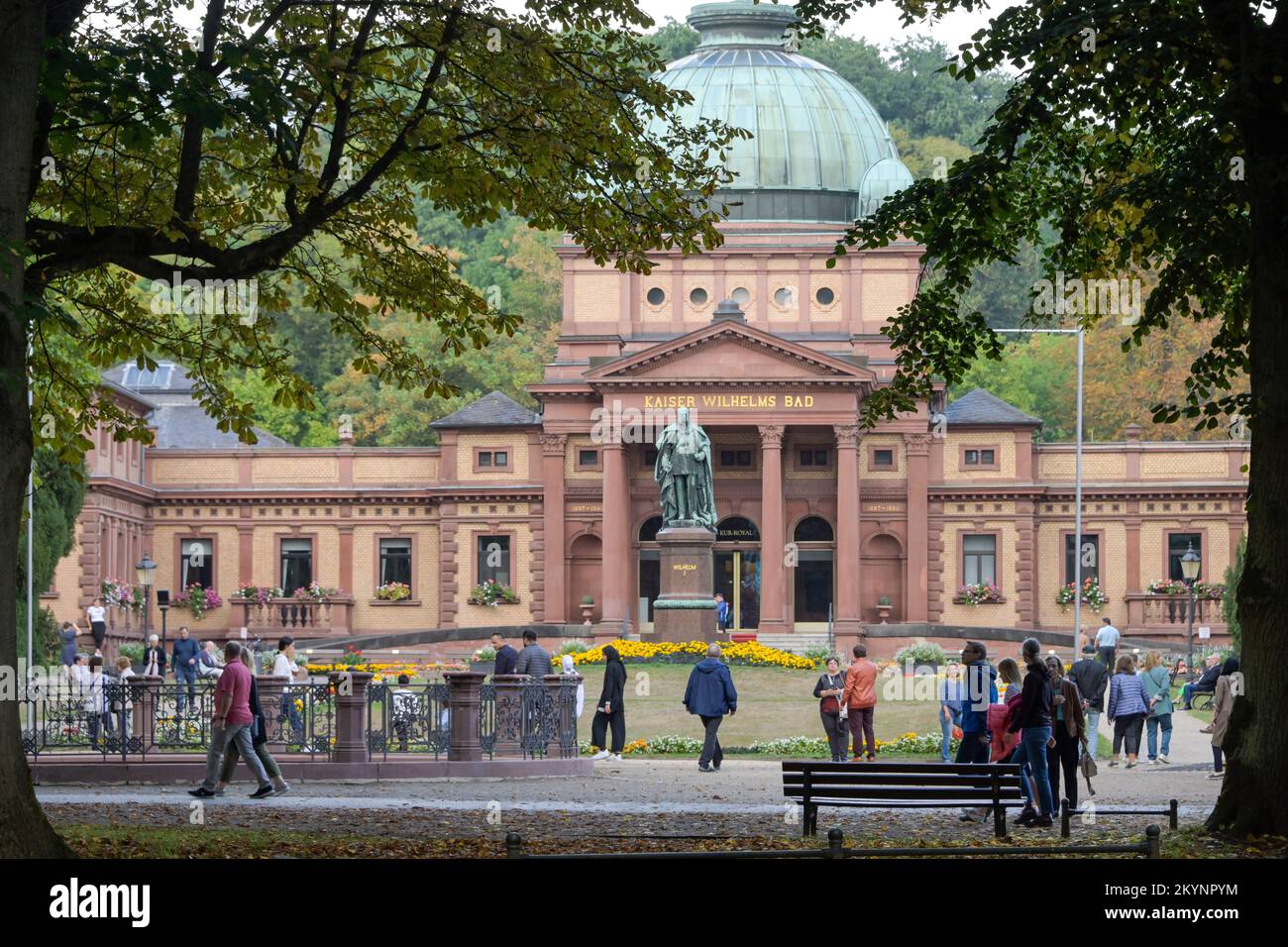 Kaiser-Wilhelms-Bad, Kurpark, Bad Homburg, Hessen, Deutschland Foto Stock