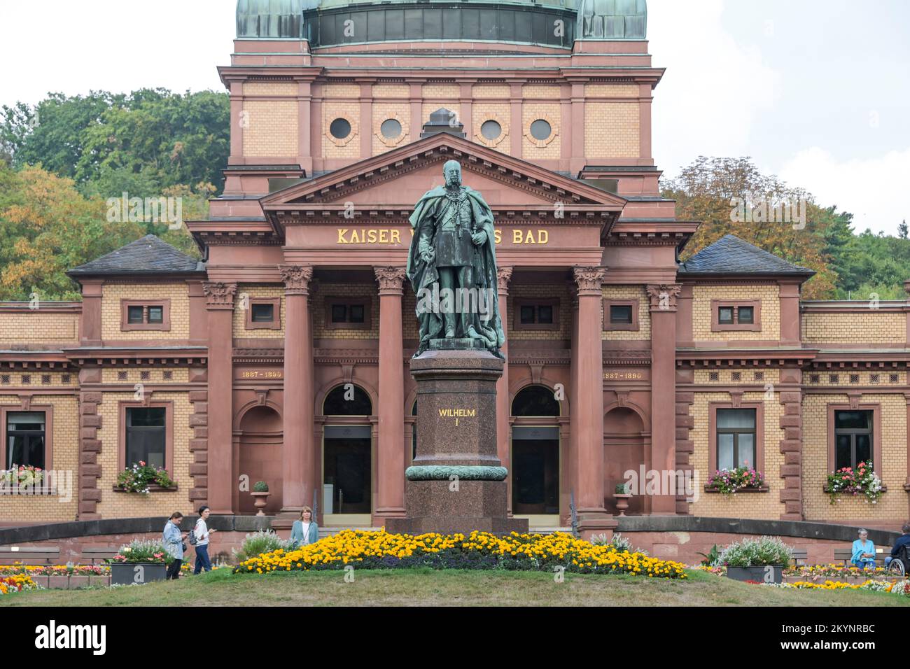 Kaiser-Wilhelms-Bad, Kurpark, Bad Homburg, Hessen, Deutschland Foto Stock